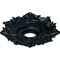 Ekena Millwork Riley Ceiling Medallion (Fits Canopies up to 4 5/8"), 18"OD x 3 1/2"ID x 1 1/2"P, Night Shade CM18RLNSF - alternate 3